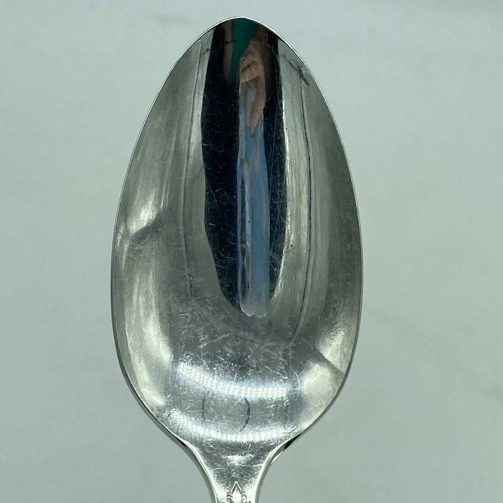 Oneida Silver Rose 5 O'Clock Tea Spoon Silverplate Flatware Spoon 1940 Antique